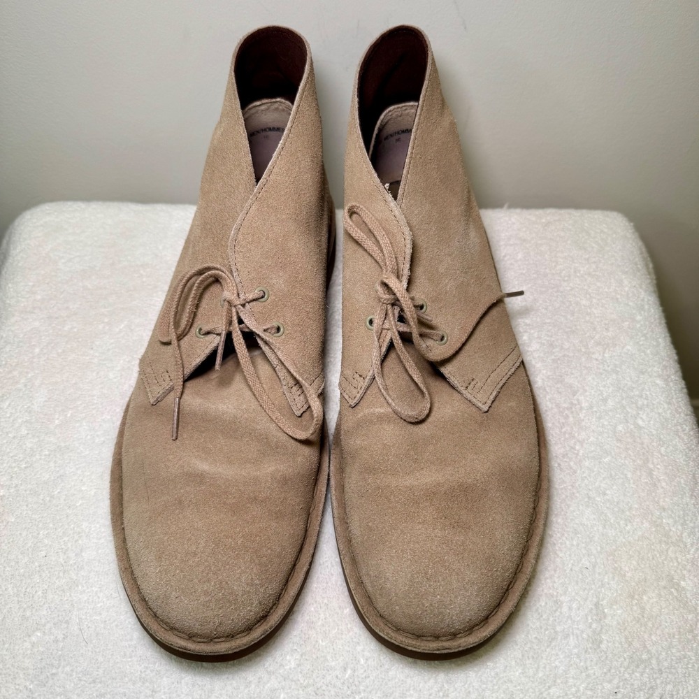Clarks Mens Desert Boots Sand Suede Chukka Ankle Boots 82285 Size 10.5 M